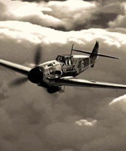 Black And White BF109 Diamond Painting