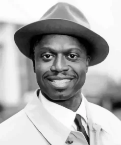 Black And White Andre Braugher Diamond Painting