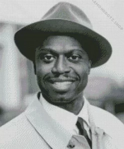 Black And White Andre Braugher Diamond Painting