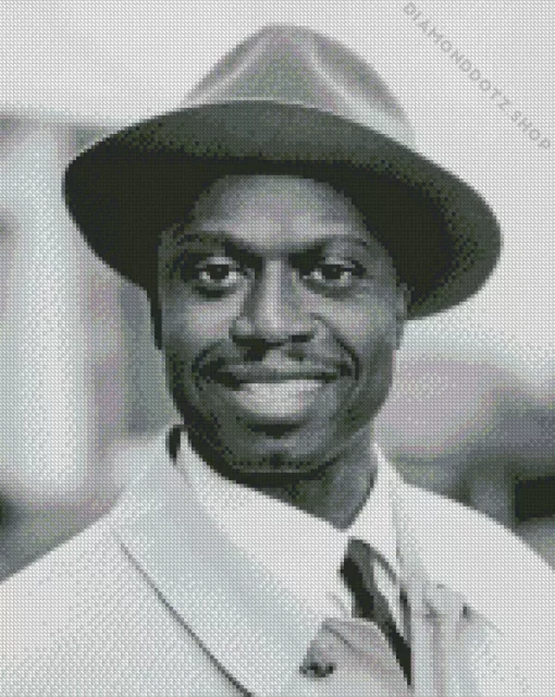 Black And White Andre Braugher Diamond Painting