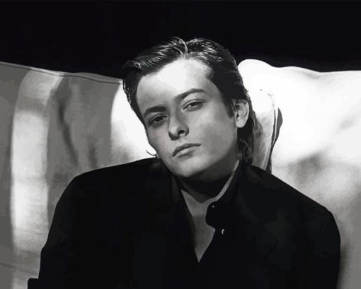 Black And White Edward Furlong Diamond Painting