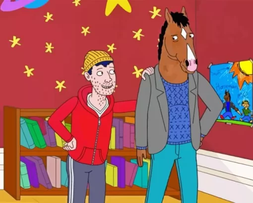 Bojack And Todd Diamond Painting