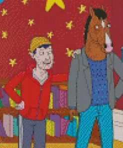 Bojack And Todd Diamond Painting