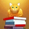 Book Cat Diamond Painting