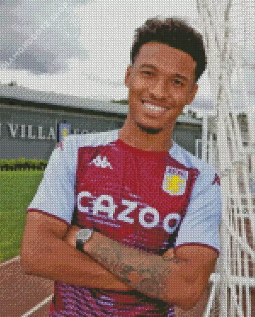 Boubacar Kamara Aston Villa Diamond Painting