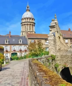 Boulogne Sur Mer France Buildings Diamond Painting