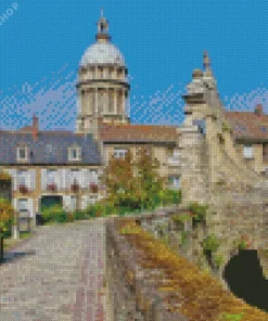 Boulogne Sur Mer France Buildings Diamond Painting