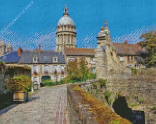 Boulogne Sur Mer France Buildings Diamond Painting