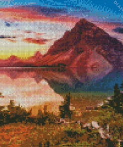 Bow Lake Diamond Painting