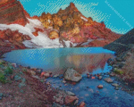 Broken Top Mountain in Oregon Diamond Painting