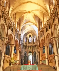 Canterbury Cathedral Inside Diamond Painting