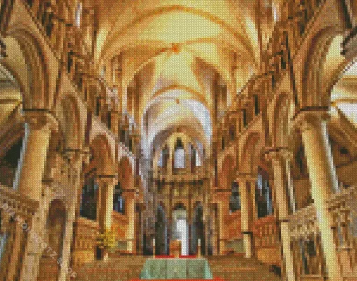 Canterbury Cathedral Inside Diamond Painting