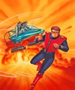 Captain Scarlet Character Art Diamond Painting