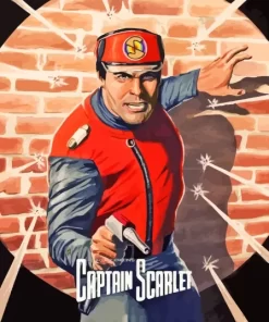 Captain Scarlet Poster Art Diamond Painting