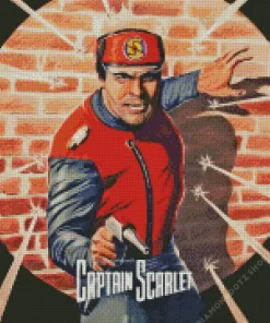 Captain Scarlet Poster Art Diamond Painting