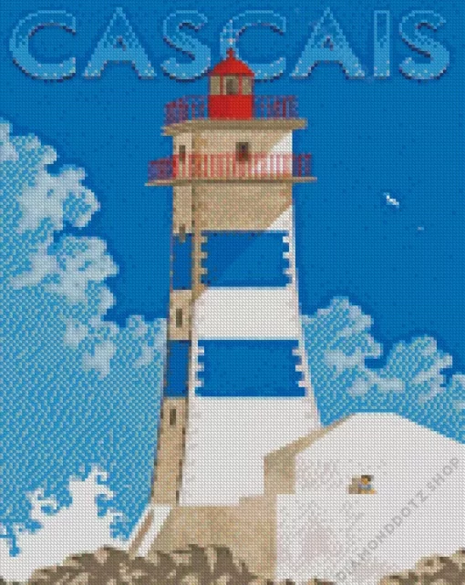 Cascais Poster Art Diamond Painting