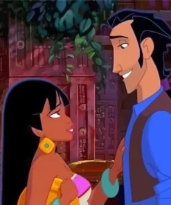 Chel And Tulio The Road To El Dorado Diamond Painting