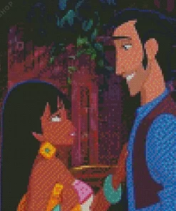 Chel And Tulio The Road To El Dorado Diamond Painting