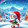 Christmas Dwarf Santa Art Diamond Painting