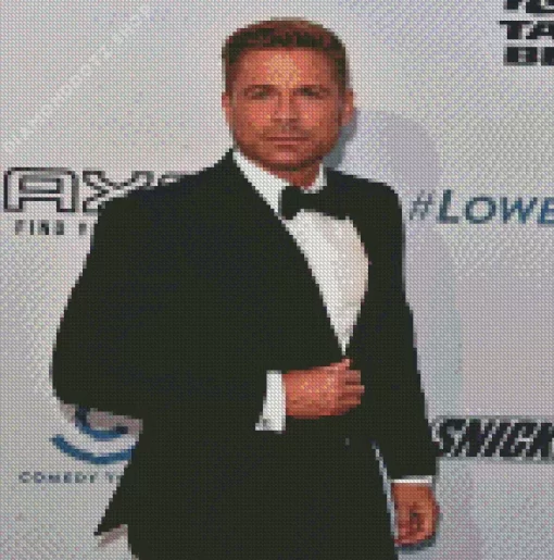 Classy Rob Lowe Diamond Painting