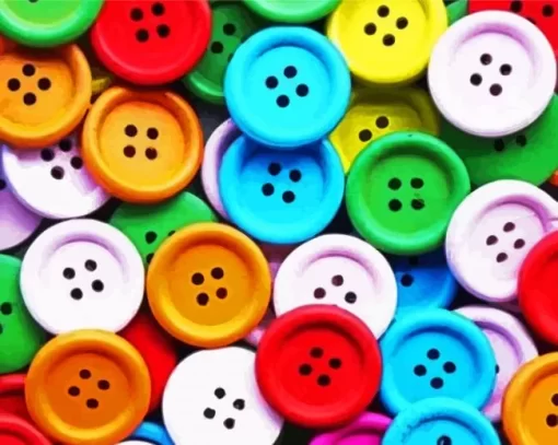 Colorful Buttons Diamond Painting