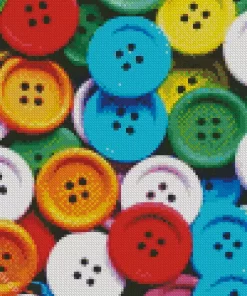 Colorful Buttons Diamond Painting