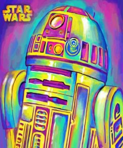 Colorful R2d2 Diamond Painting