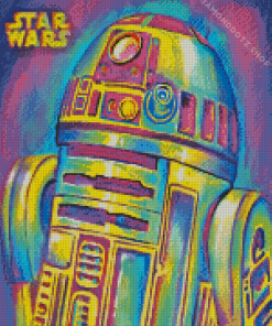 Colorful R2d2 Diamond Painting