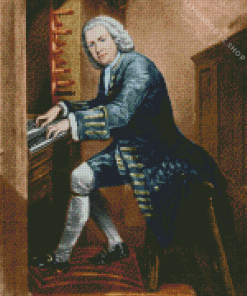 Composer Johann Bach Diamond Painting