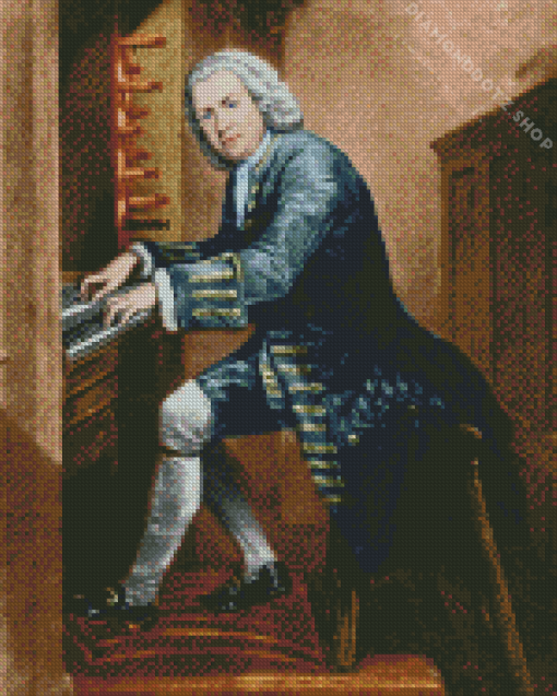 Composer Johann Bach Diamond Painting