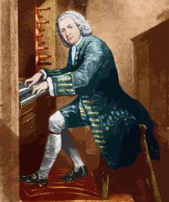 Composer Johann Bach Diamond Painting