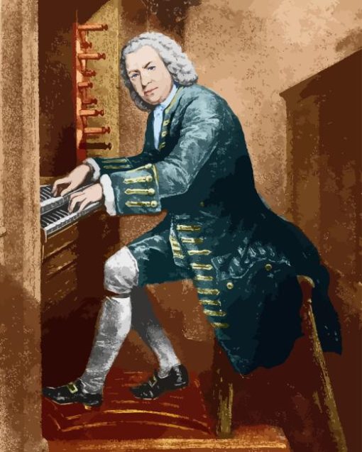 Composer Johann Bach Diamond Painting