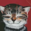 Cute Happy Cat Diamond Painting