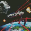 Death Star And Millennium Falcon Diamond Painting