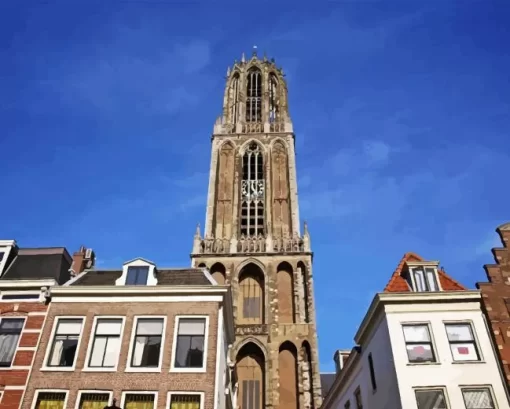 Dom Tower Of Utrecht Diamond Painting