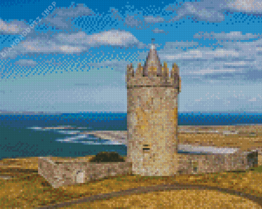 Doonagore Castle Ireland Diamond Painting