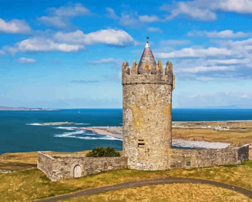 Doonagore Castle Ireland Diamond Painting