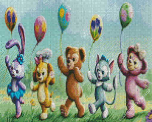 Duffy And Friends Diamond Painting