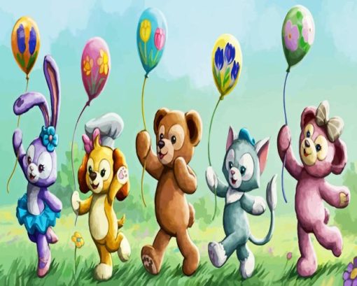 Duffy And Friends Diamond Painting