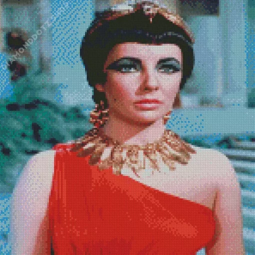 Elizabeth Taylor Cleopatra Diamond Painting