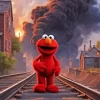 Elmo Muppet Diamond Painting