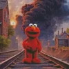 Elmo Muppet Diamond Painting