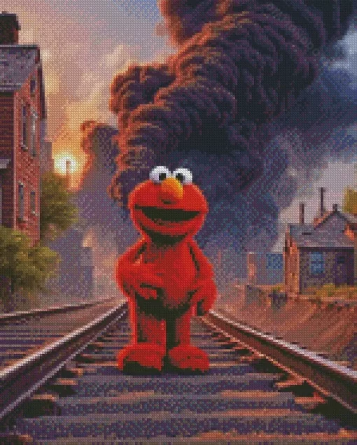 Elmo Muppet Diamond Painting