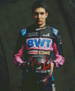 Esteban Ocon Diamond Painting