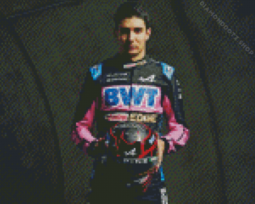 Esteban Ocon Diamond Painting