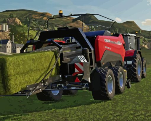 Farming Simulator Game Diamond Painting