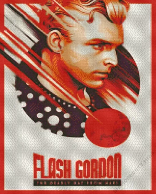 Flash Gordon Poster Art Diamond Painting