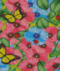 Floral Scene Diamond Painting