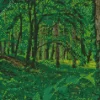 Forest Greenery Trees Diamond Painting