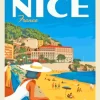 France Nice Poster Diamond Painting